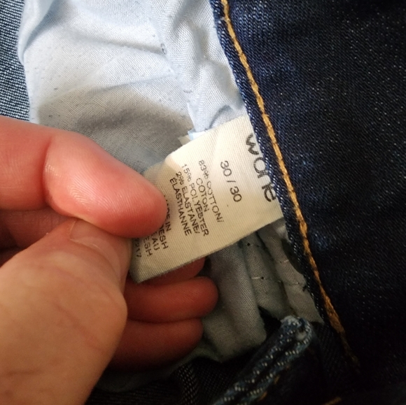 Wearhouse One Men's Slim Fit jeans 30W x 30L like new - Picture 4 of 6